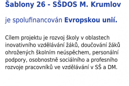 Šablony 26 - SŠDOS M. Krumlov